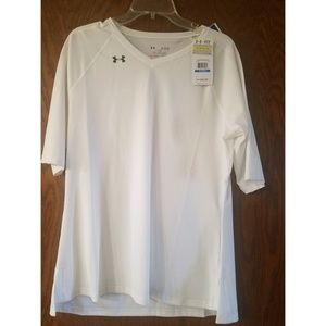 Under Armour heat gear white tee